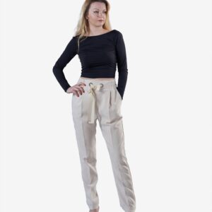 Pantalone con elastico con tasche