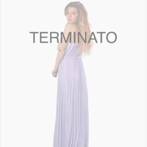 Vestito lungo da cerimonia monospalla