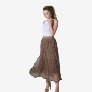 Gonna in tulle e balze